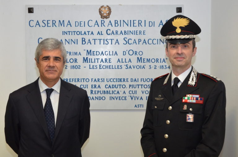 Il prefetto di Asti in visita al comando provinciale dell’Arma