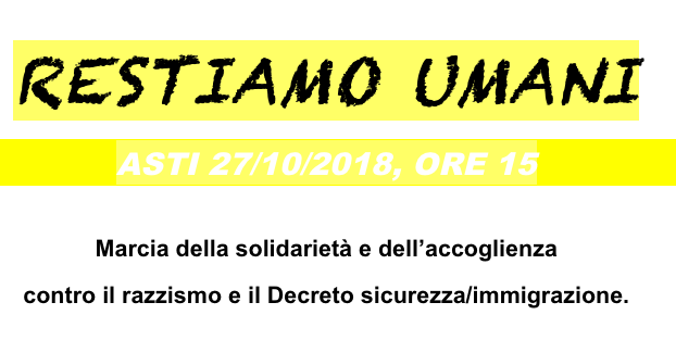 Ad Asti una marcia della solidarietà e dell’accoglienza