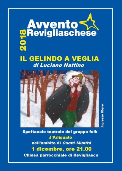 Al via l’Avvento Revigliaschese. Si comincia con il Gelindo a Veglia di Luciano Nattino