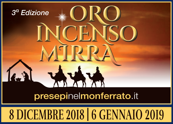 Oro incenso mirra – Presepi nel Monferrato cresce: 9 comuni dell’Astigiano partecipano alla 3ª edizione