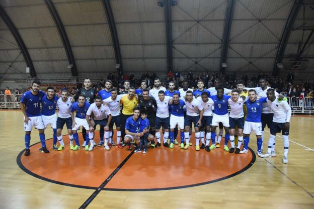 Asti, gli azzurri di calcio a cinque pareggiano con la Francia