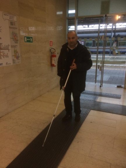 Sopralluogo di Adriano Capitolo (Fand) alla stazione di Asti