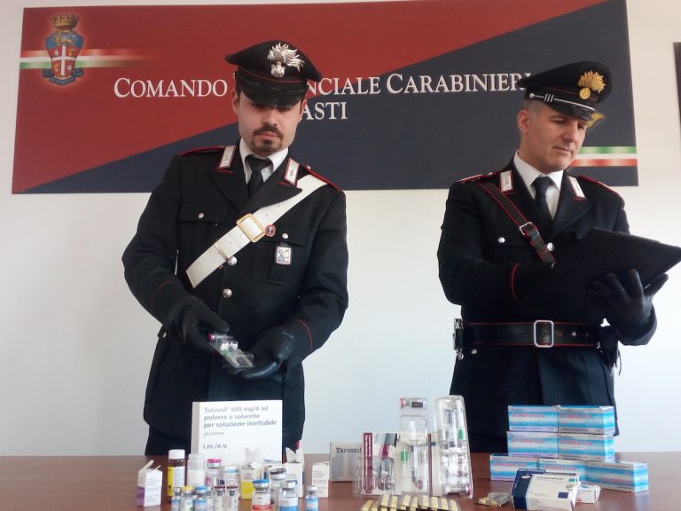 Anche Asti coinvolta nell’operazione antidoping dei carabinieri in tutta Italia