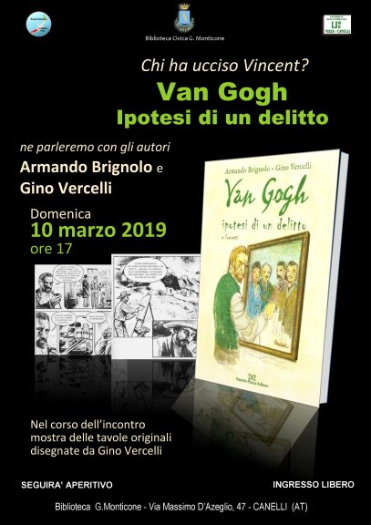 Il mistero di Vincent Van Gogh alla Biblioteca di Canelli