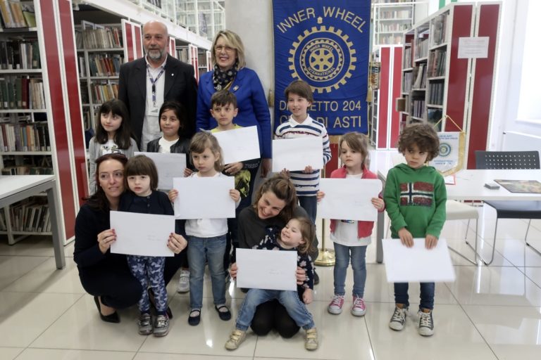 Consegnati alla Biblioteca Astense i Premi Topo 2019 con il sostegno dall’Inner Wheel Club di Asti