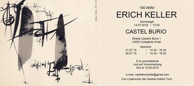 Costigliole d’Asti: “100 anni Erich Keller” a Castel Burio