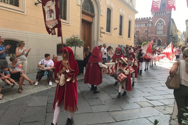 Palio, tutto pronto per la sfilata dei bambini