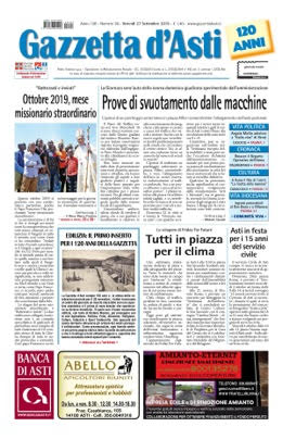 Prima pagina – 27 settembre 2019