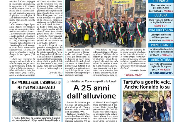 Prima pagina – 1 novembre 2019