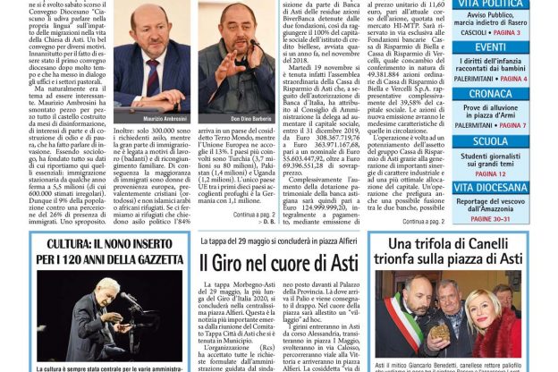Prima pagina – 22 novembre 2019