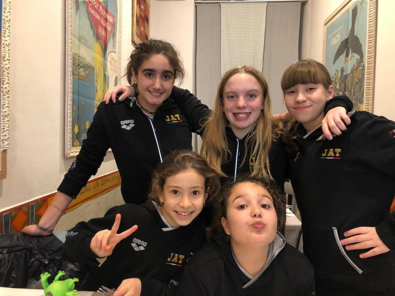 Ottime prestazioni degli atelti dello Junior Pentathlon Asti al Grand Prix Esordienti A di nuoto