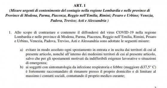 Coronavirus: anche la provincia di Asti in zona rossa?