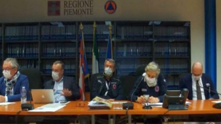 Piemonte, Unità di Crisi: “L’impossibile per gestire ogni aspetto legato alla pandemia”