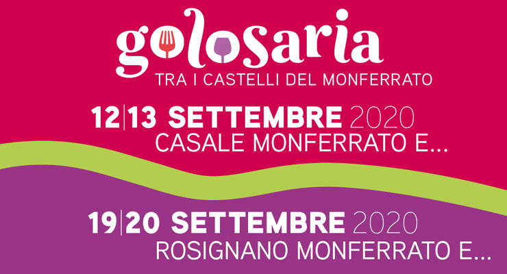 Golosaria Monferrato slitta a settembre
