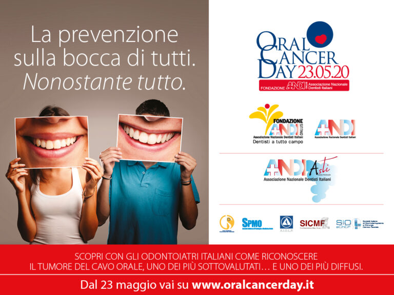 Sabato 23 maggio 2020 inizia Oral Cancer Day