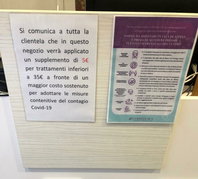 Dal caffè all’estetista, i rincari della Fase 2