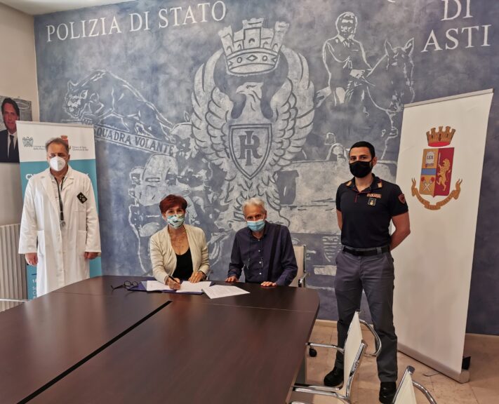 Asti, firmato un protocollo tra polizia e Asl per i test sierologici al personale della questura