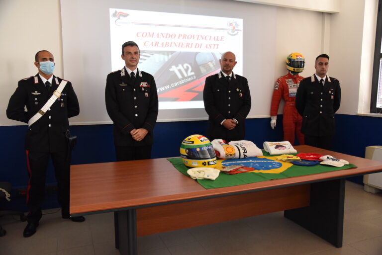 Asti, furto dei cimeli di Ayrton Senna: i carabinieri arrestano i presunti ladri