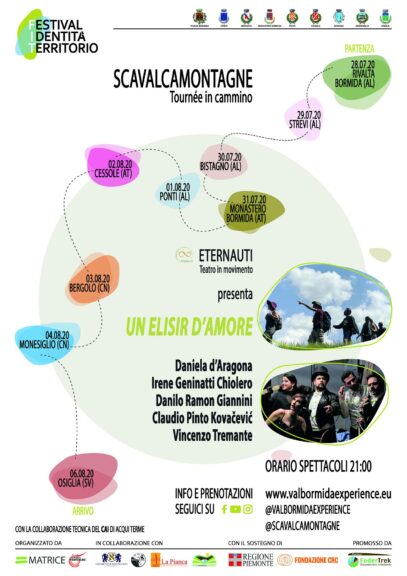 Un elisir d’amore in cammino tra 9 Comuni della Val Bormida