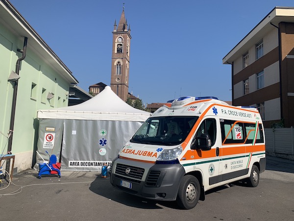 La Croce Verde di Asti rinvia i ringraziamenti per l’impegno durante l’emergenza Covid-19