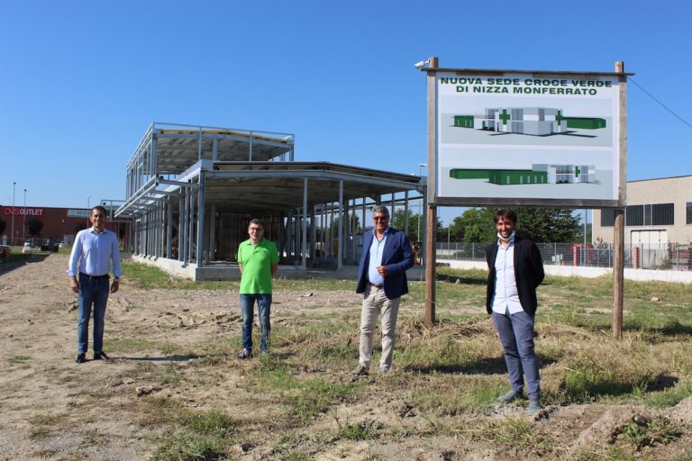 Nizza Monferrato, quasi conclusi i lavori di edificazione della nuova sede della Croce Verde