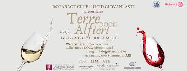 Terre Alfieri Docg: un incontro webinar dei Giovani Ucid e del Rotaract