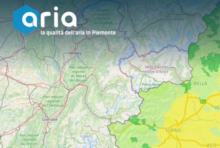 Nuovo sito sulla qualità dell’aria del Piemonte