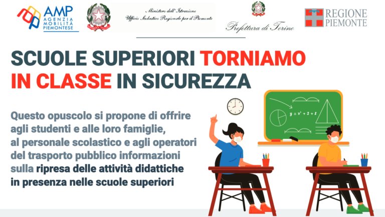 Ritorno a scuola in sicurezza: un opuscolo