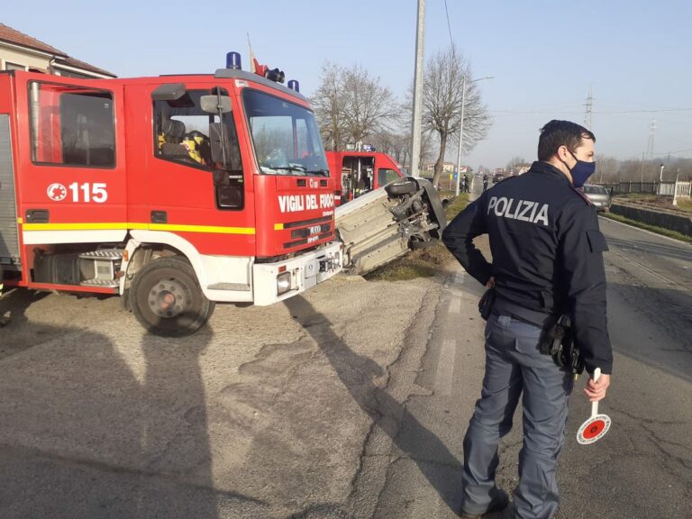 Asti, incidente in corso Ivrea