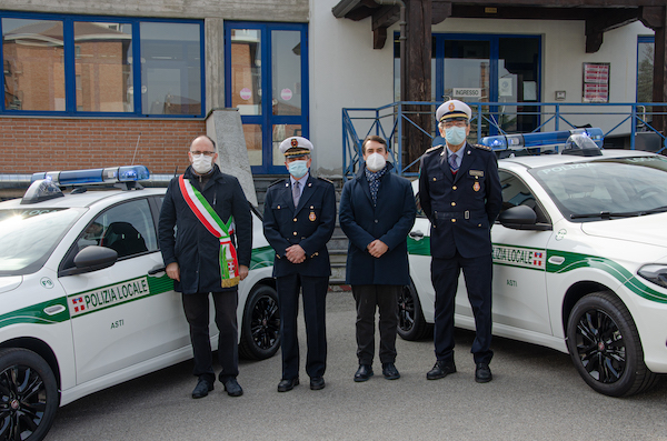 Due nuove auto alla Polizia Municipale di Asti