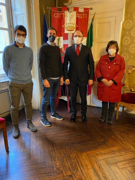 Maurizio Campia, CEO di Pharmercure, ricevuto a Palazzo Civico