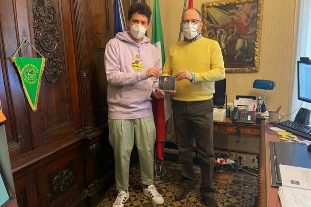 Asti, il giovane Strauss ricevuto dal sindaco Rasero