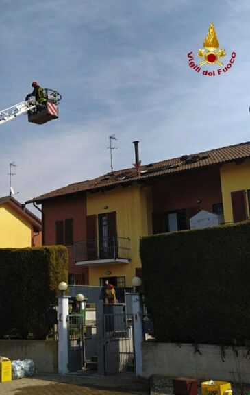 Asti, i vigili del fuoco intervento per un incendio in via Bigliani