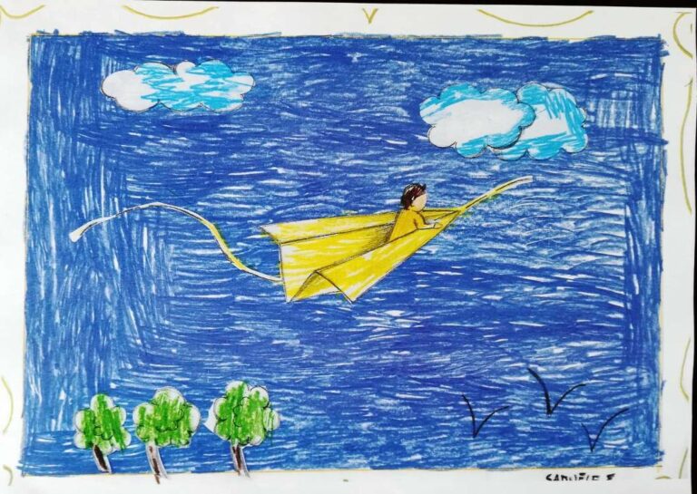 Villafranca: i bambini disegnano la libertà