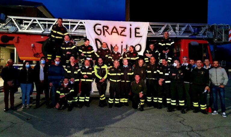 Asti, ultimo turno di lavoro per il vigile del fuoco Danilo Guglielminetti