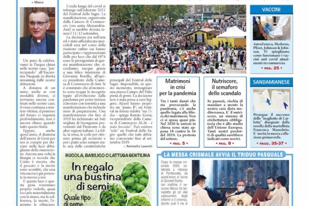 Prima pagina – 2 aprile 2021