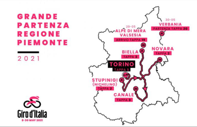 Giro d’Italia, domani si passa da Asti direzione Canale