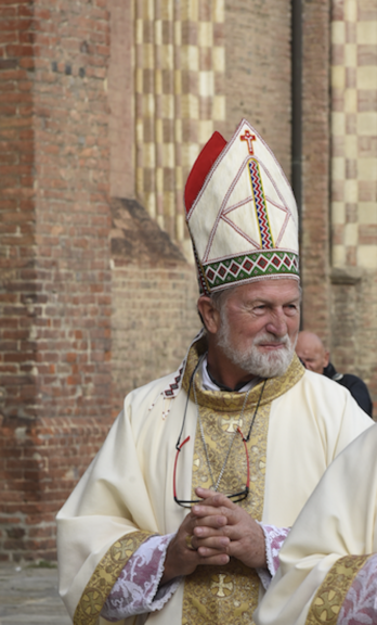 Monsignor Pante, il vescovo del nostro vescovo, incontra i fedeli nell’ex Seminario