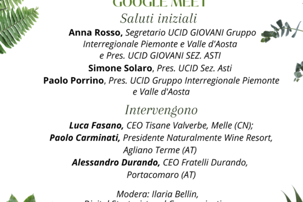 Secondo appuntamento con Fab Green, l’iniziativa dei Giovani dell’Ucid