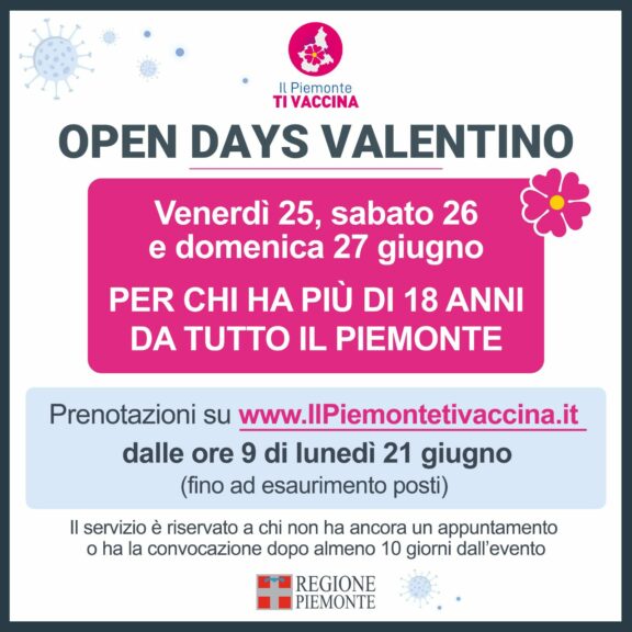 34.764 le persone vaccinate ieri in Piemonte