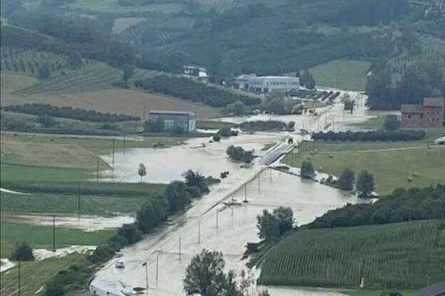 Bomba d’acqua su San Damiano