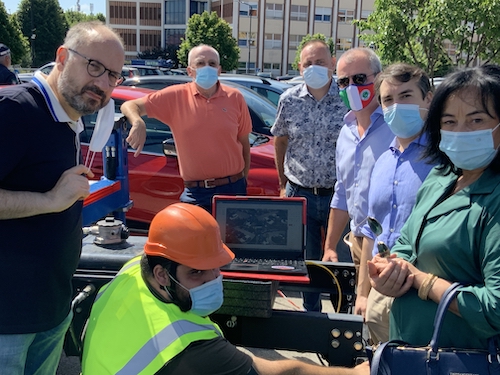 Telecamere di videosorveglianza al parcheggio del Cardinal Massaia