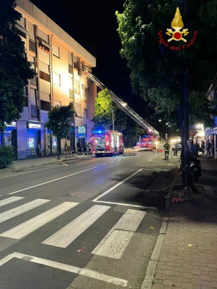 Asti, incendio in un appartamento di corso Savona