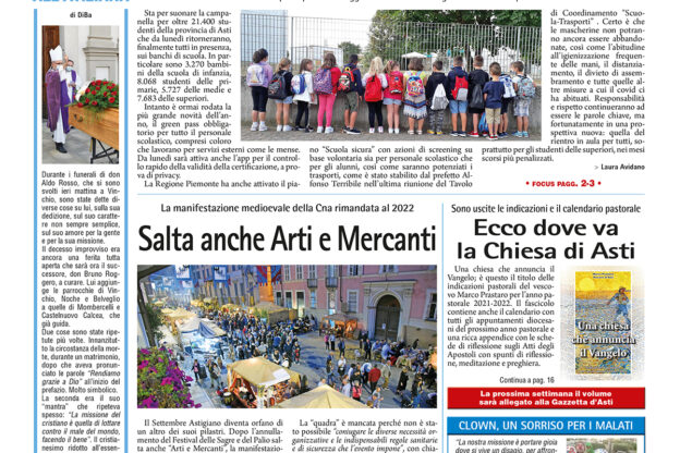 Prima pagina – 10 settembre 2021