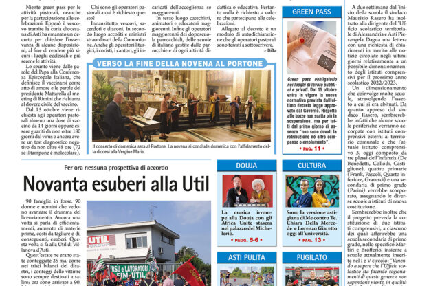 Prima pagina – 24 settembre 2021