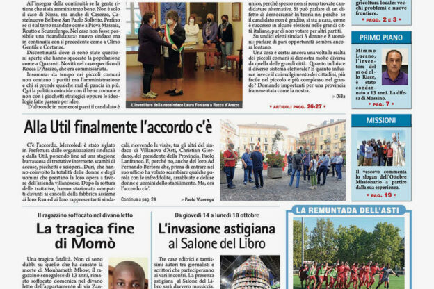 Prima pagina – 8 ottobre 2021