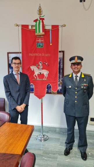 Il presidente Lanfranco incontra il nuovo comandante della Guardia di Finanza