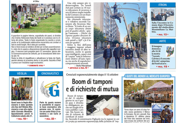 Prima pagina – 29 ottobre 2021