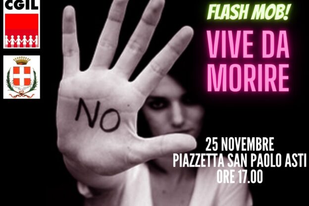 Vive da morire, flash mob del Coordinamento Donne Cgil