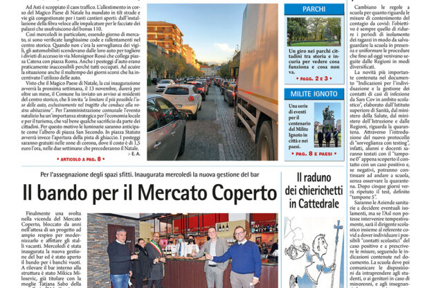 Prima pagina – 5 novembre 2021